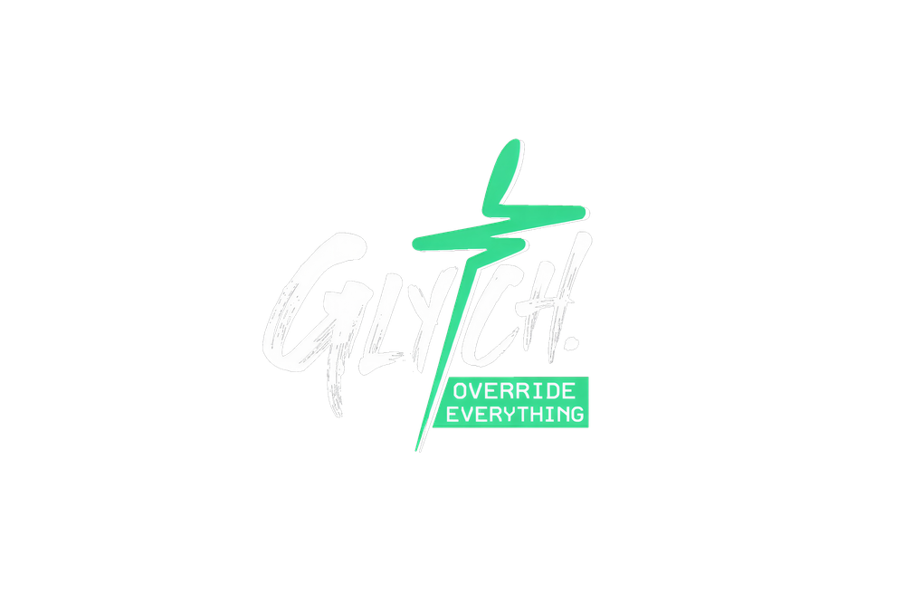 GLYTCH Override Everything logo